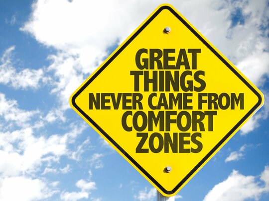 Buiten De Comfortzone, dat is waar we groeien.