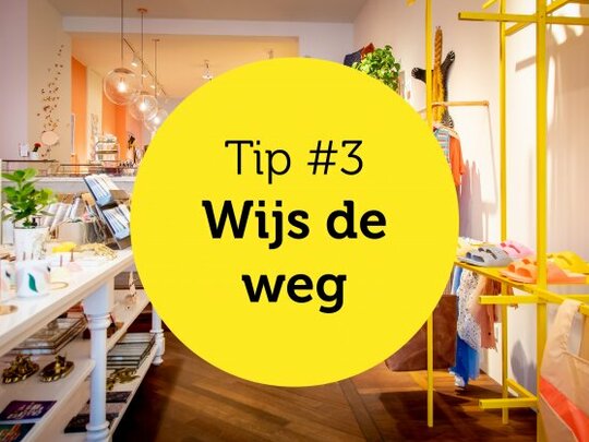 Gastvrijheid in de winkel tip #3: Wijs de weg